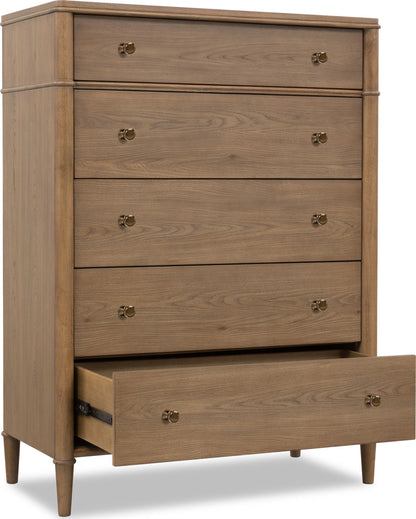 Whitmore - 5 Drawer Chest - Claystone