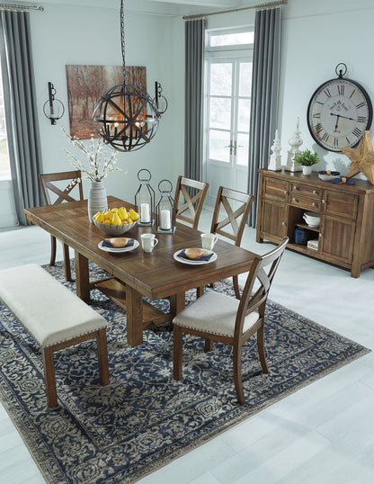 Moriville - Rectangular Dining Room Extension Table - Grayish Brown