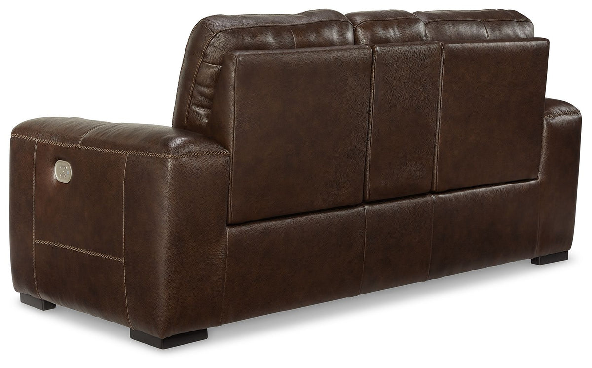 Alessandro - PWR REC Loveseat/Con/Adj HDRST - Walnut