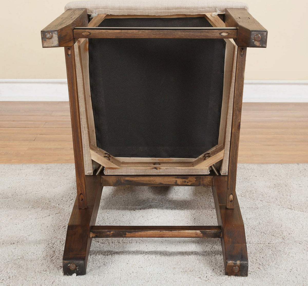 Meadow - Wicker Dining Chair (Set of 2) - Brick Brown