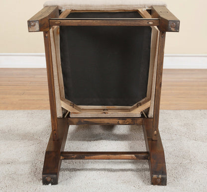 Meadow - Wicker Dining Chair (Set of 2) - Brick Brown