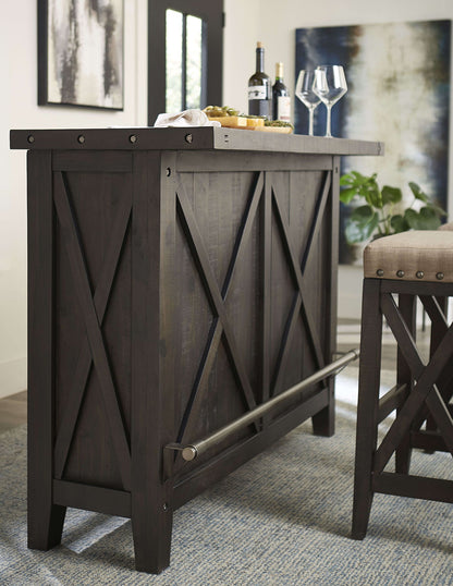Yosemite - Solid Wood Bar Table - Cafe