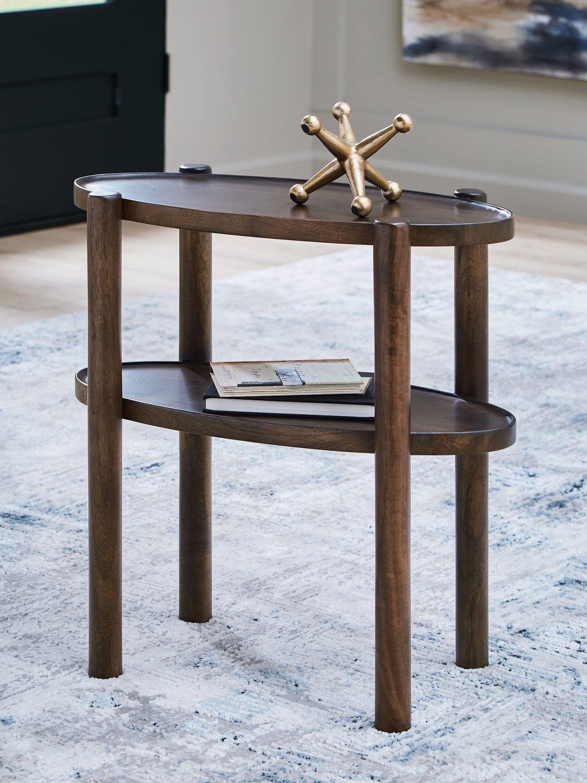 Wiattbury - Accent Table - Gray Brown