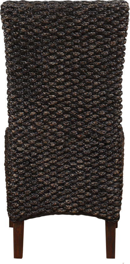 Meadow - Wicker Dining Chair (Set of 2) - Brick Brown