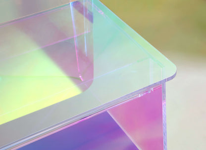 Fomo - Iridescent Acrylic Accent Chair - Honeyberry