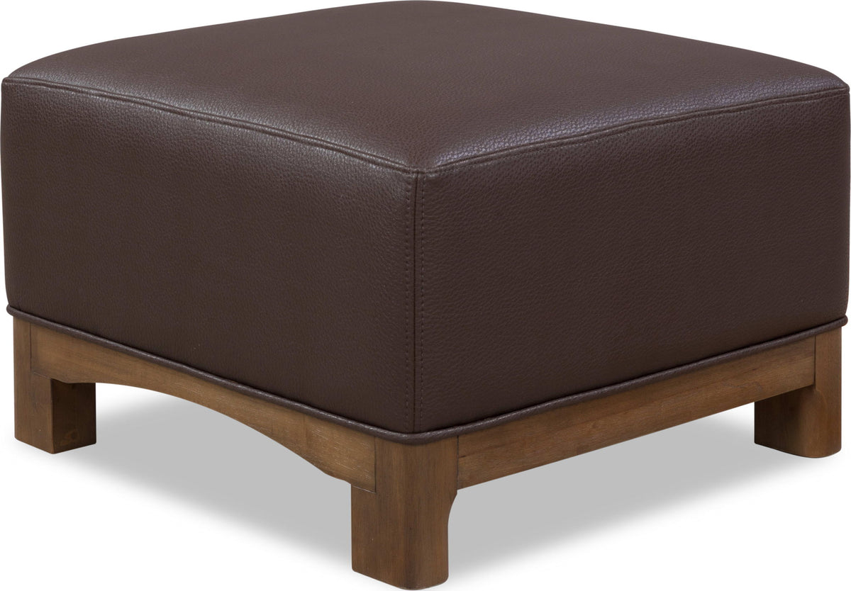 Arden - Upholstered Ottoman - Dark Chocolate / Tavern Brown