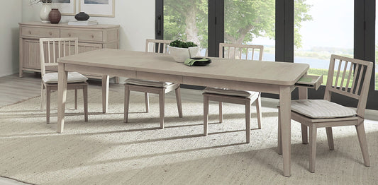 Camden - Two Drawer Extendable Dining Table - Chai
