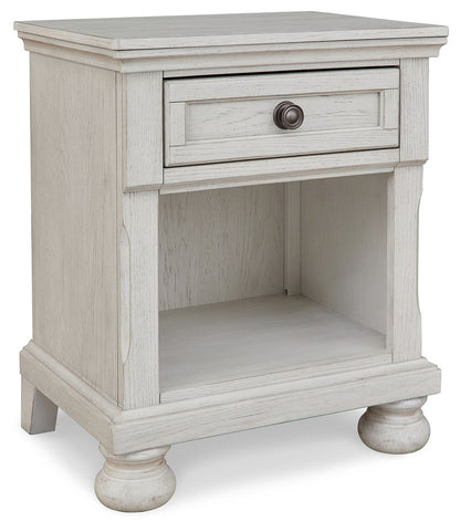 Robbinsdale - One Drawer Night Stand - Antique White