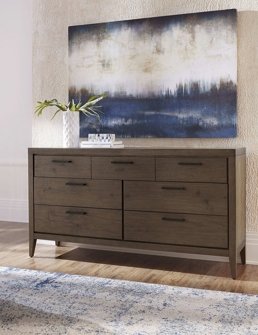 Boracay - Seven Drawer Walnut Dresser - Wild Oats Brown (2024)