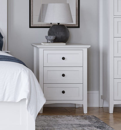 Grace - Three Drawer Nightstand