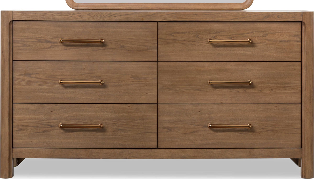 Morris - 6 Drawer Dresser - Claystone