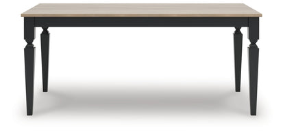 Brenkerton - Rectangular Dining Room Table - Grayish Brown / Black