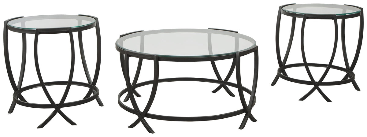 Tarrin - Occasional Table Set (Set of 3) - Black