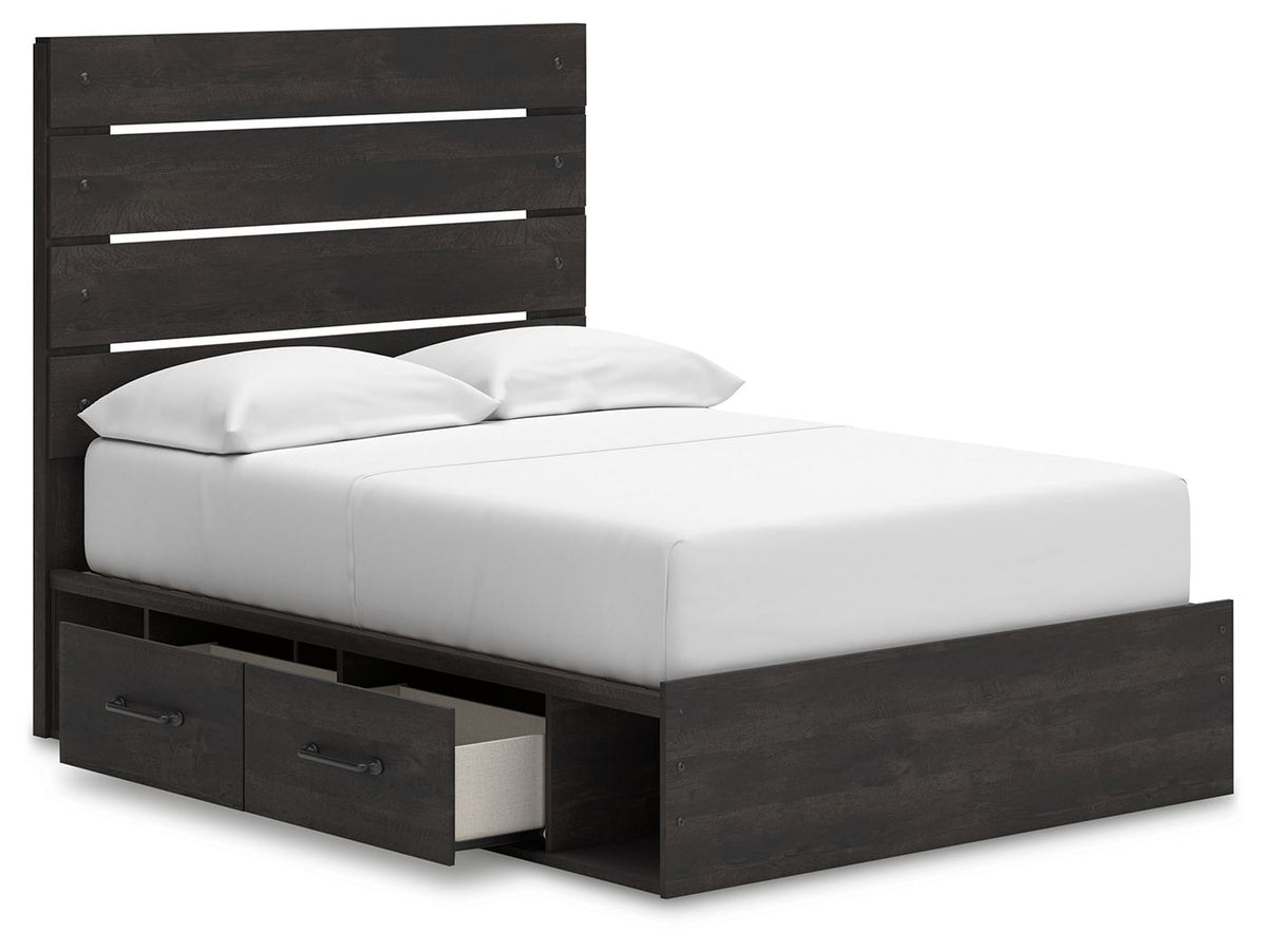 Hollivern - Panel Storage Bed