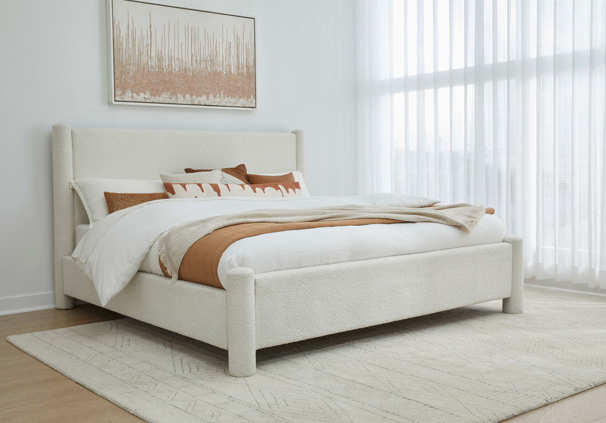 Virgil Burke - Upholstered Platform Bed