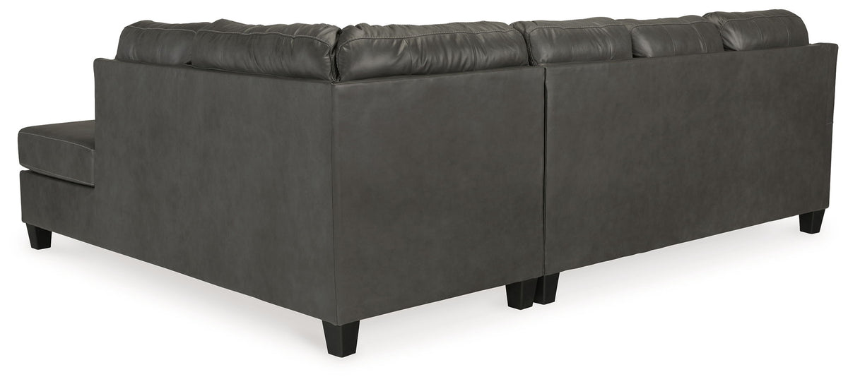Valderno - 2-Piece Sectional With Raf Corner Chaise - Fog