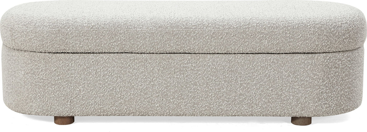 Virgil Kiki - Upholstered Hinged Storage Bench