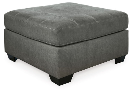Pitkin - Oversized Accent Ottoman - Slate