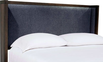 Boracay - Upholstered Wingback Storage Bed
