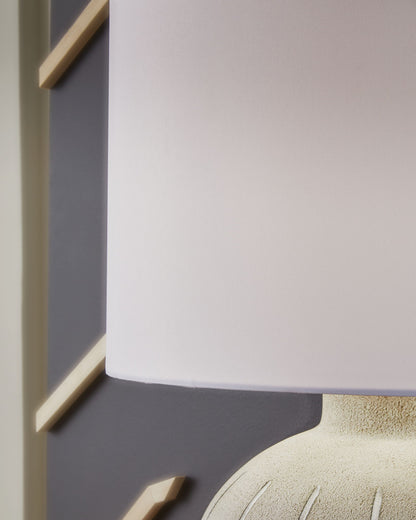 Calbert - Poly Table Lamp - Warm Gray