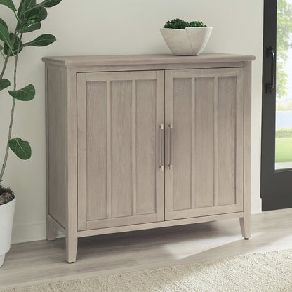 Camden - Two Door Two Drawer Bar Cabinet With Stemware Rack And Wine Rack - Chai