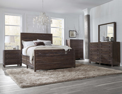 Townsend - Solid Wood Panel Bed
