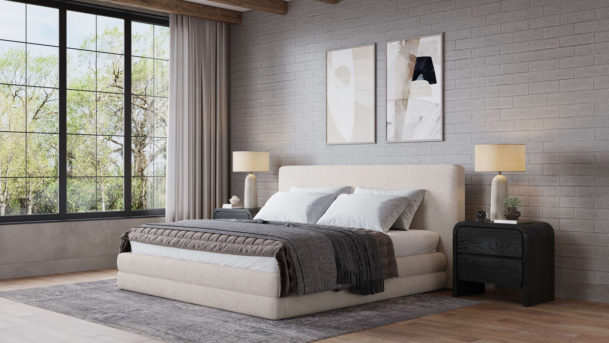 Mika Maya - Upholstered Platform Bed
