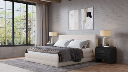 Mika Maya - Upholstered Platform Bed