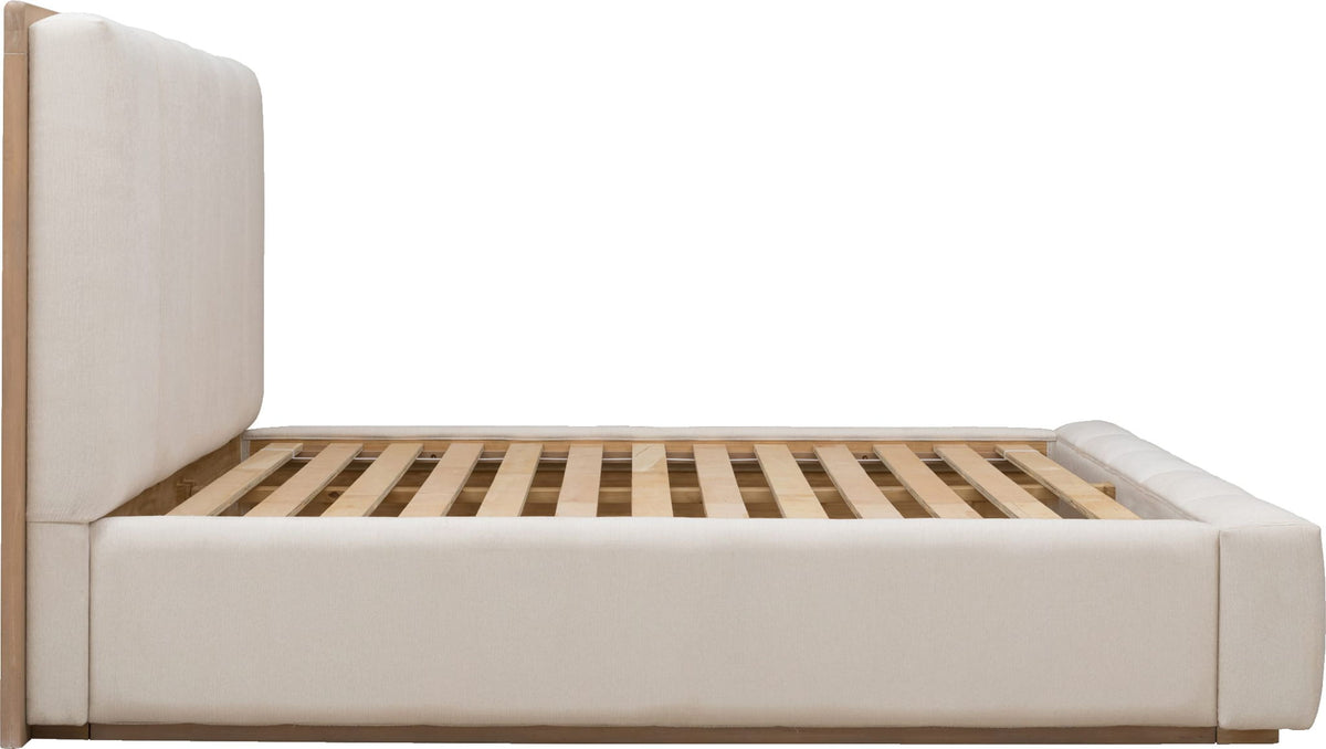 Gardenia - Wood Frame Upholstered Platform Bed