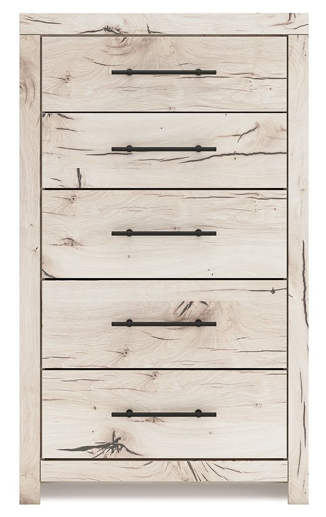 Lawroy - Five Drawer Chest - Light Natural