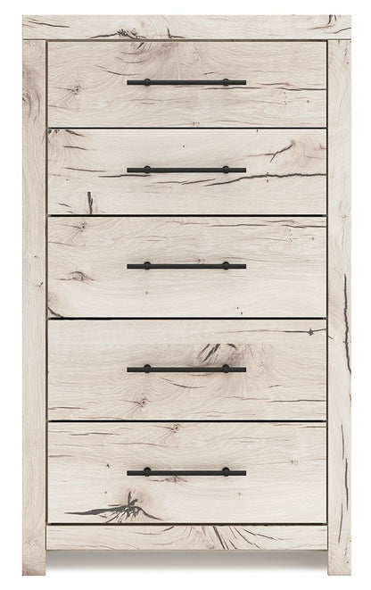 Lawroy - Five Drawer Chest - Light Natural