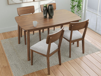 Tameride - Dining Room Table Set (Set of 5) - Brown