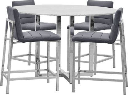 Amalfi - Metal Back Counter Stool (Set of 2)