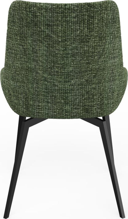 Ceo - 180 Degree Return Swivel Upholstered Dining Chair (Set of 2)