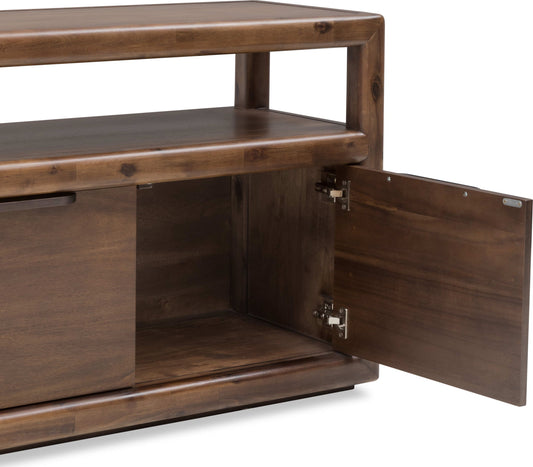 Sol - 64" Media Console - Brown Spice