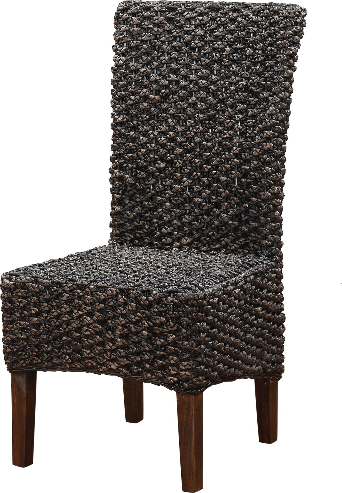 Meadow - Wicker Dining Chair (Set of 2) - Brick Brown