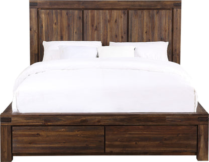Meadow - Solid Wood Footboard Storage Bed