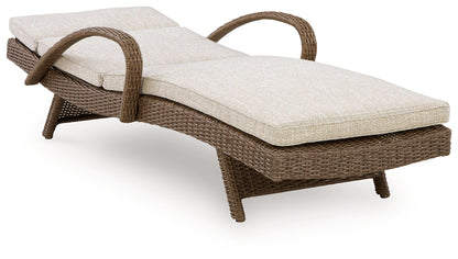 Laguna Heights - Chaise Lounge With Cushion - Beige