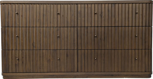 Penny Fluted - Dresser - Chocolate Mousse