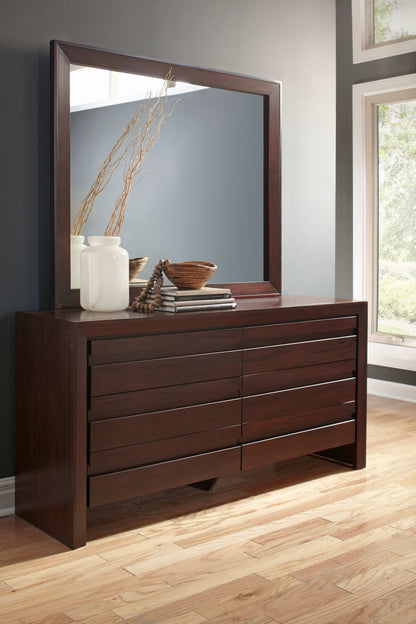 Element - Mirror - Chocolate Brown