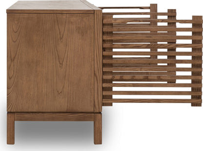 Tanner - Four Door Solid Ash Media Console