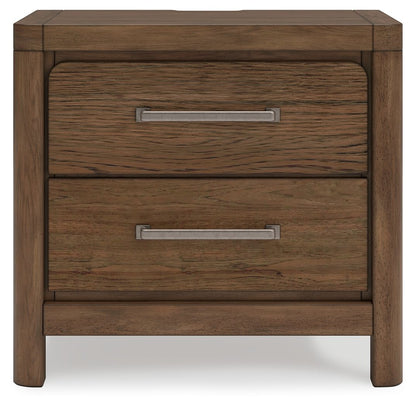 Cabalynn - Two Drawer Night Stand - Light Brown