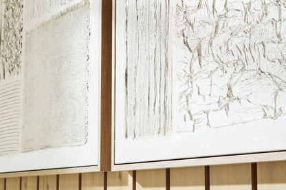 Andorfield - Wall Art Set (Set of 2) - Beige / Black / White