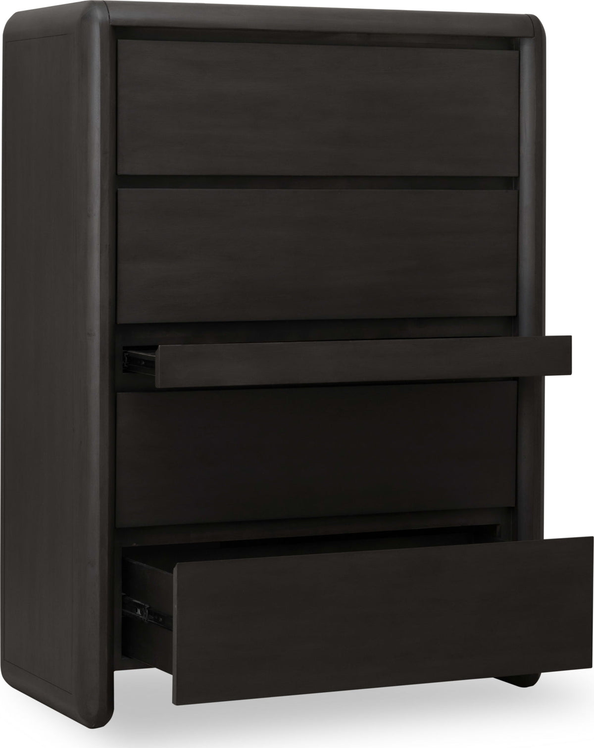 Xolani - Five Drawer Acacia Wood Chest With Jewelry Tray - Jaguar