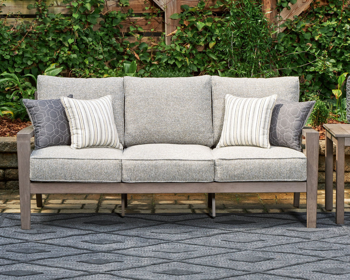 Hillside Barn - Sofa With Cushion - Gray / Brown