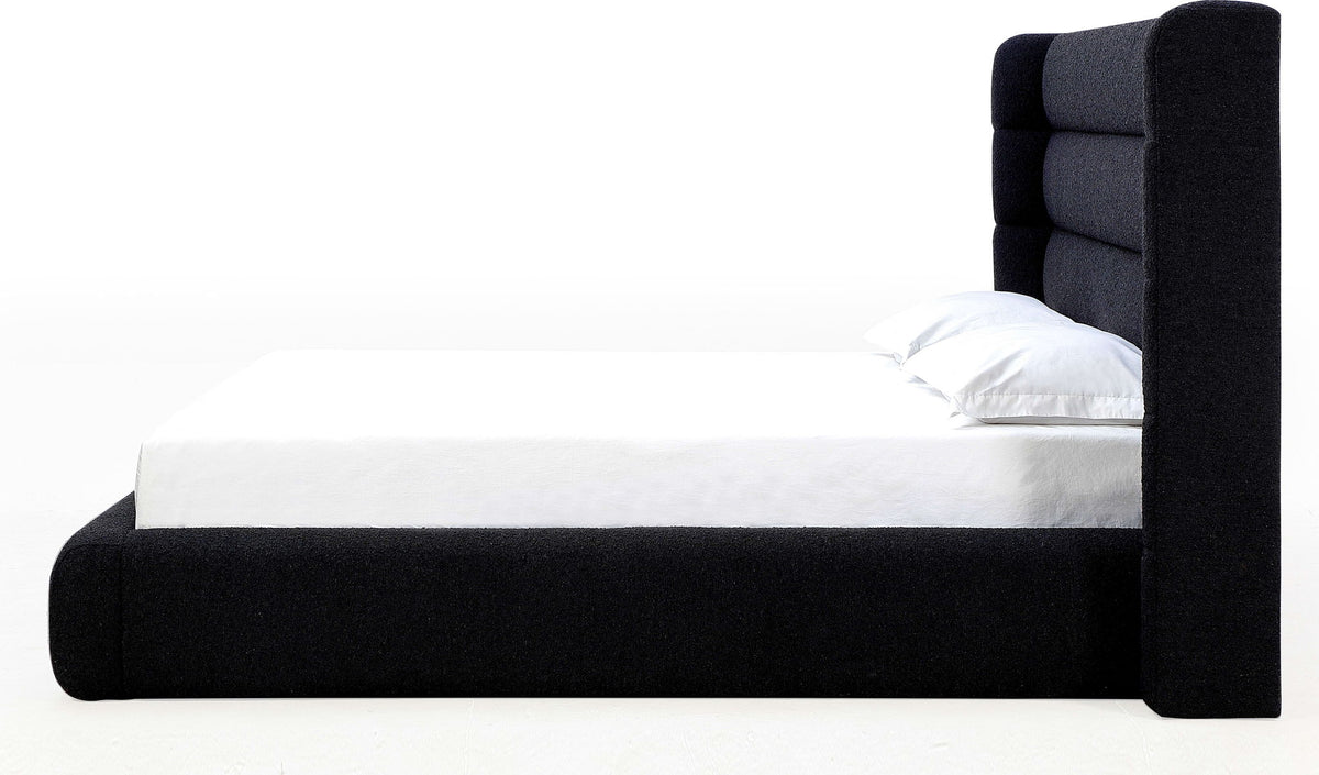 Formosa Frank - Upholstered Wingback Platform Bed