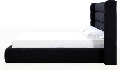 Formosa Frank - Upholstered Wingback Platform Bed
