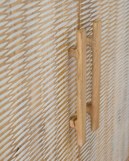 Dallinbury - Accent Cabinet - Natural / White Wash
