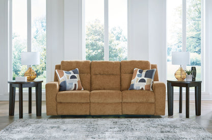 Kanlow - Reclining Sofa - Honey