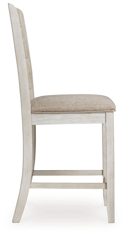 Skempton - Upholstered Barstool (Set of 2) - White